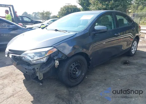 2015 Toyota Corolla Le из США, поврежденный, VIN 2T1BURHE7FC410844